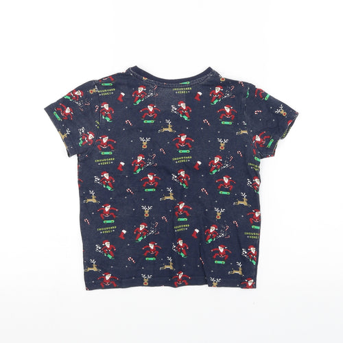 Primark Boys Blue   Basic T-Shirt Size 5-6 Years