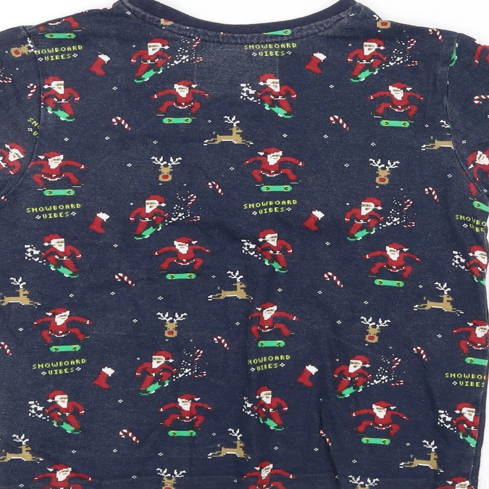 Primark Boys Blue   Basic T-Shirt Size 5-6 Years
