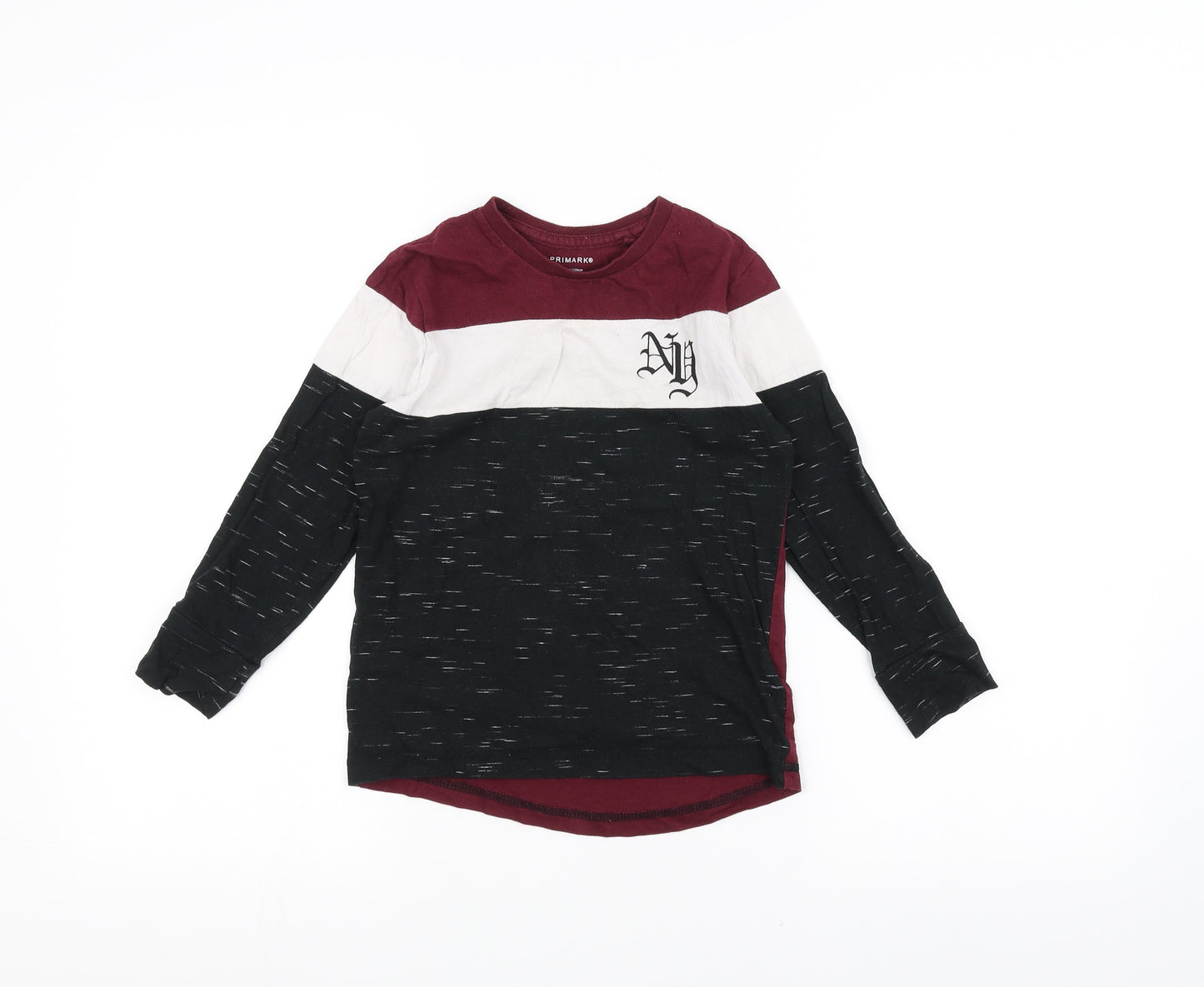 Primark Girls Red   Basic T-Shirt Size 5-6 Years