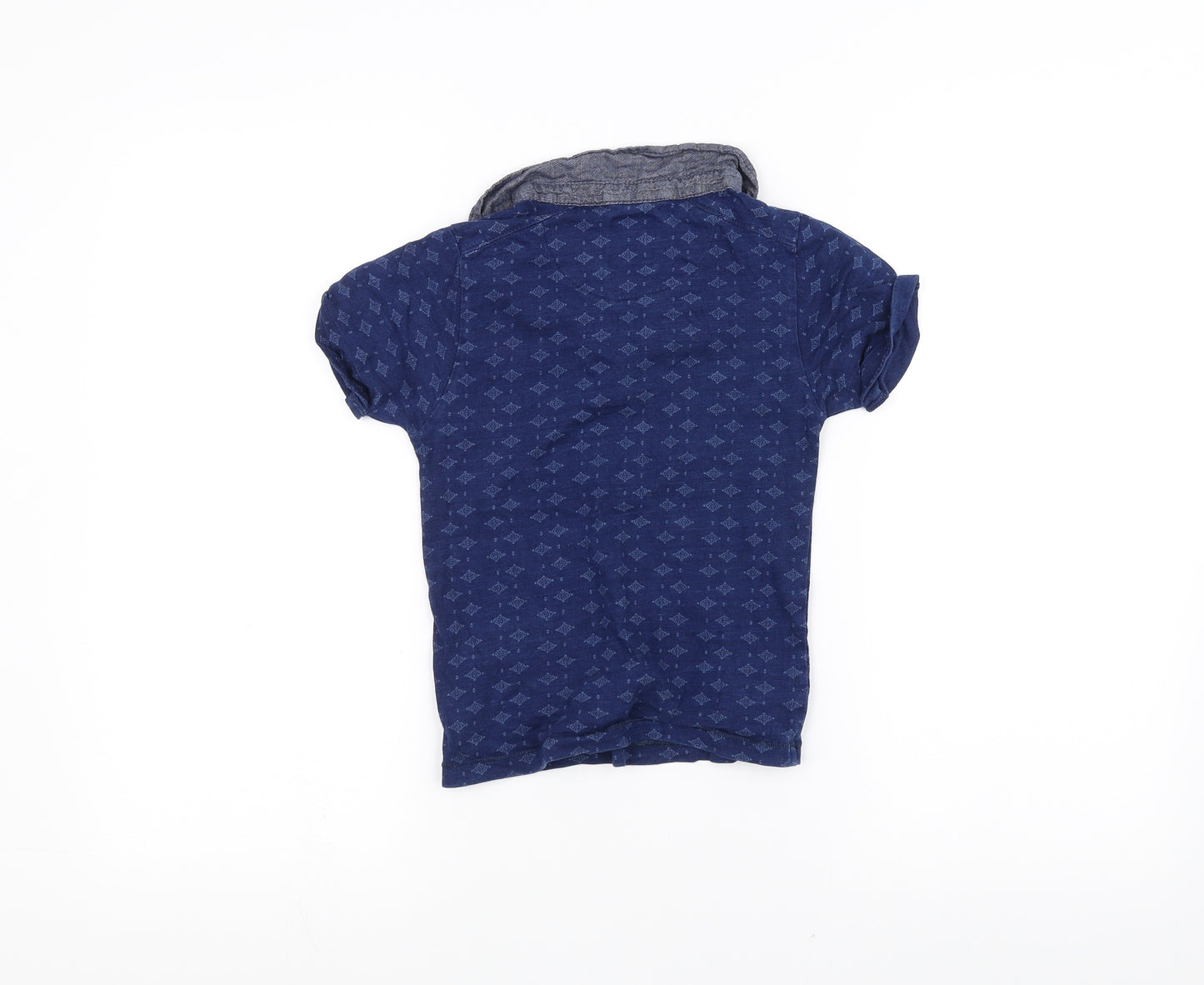 Rebel Boys Blue   Basic Polo Size 5-6 Years