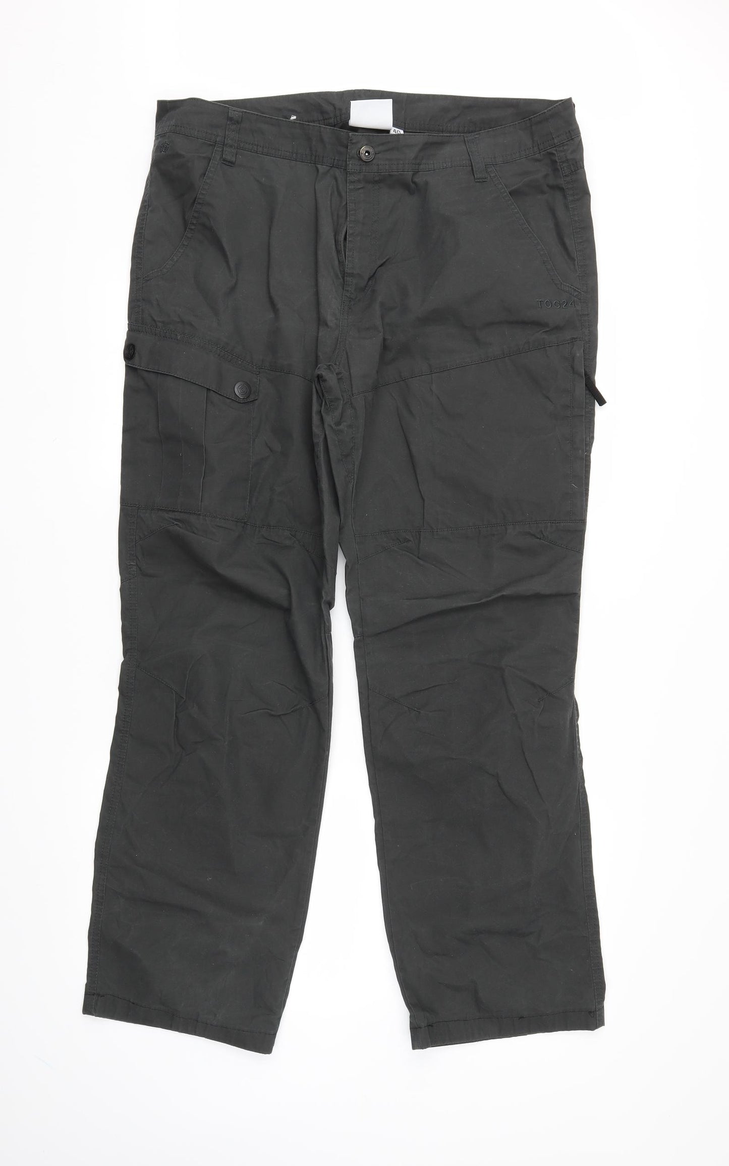 TOG 24 Mens Grey   Cargo Trousers Size 40 in L30 in