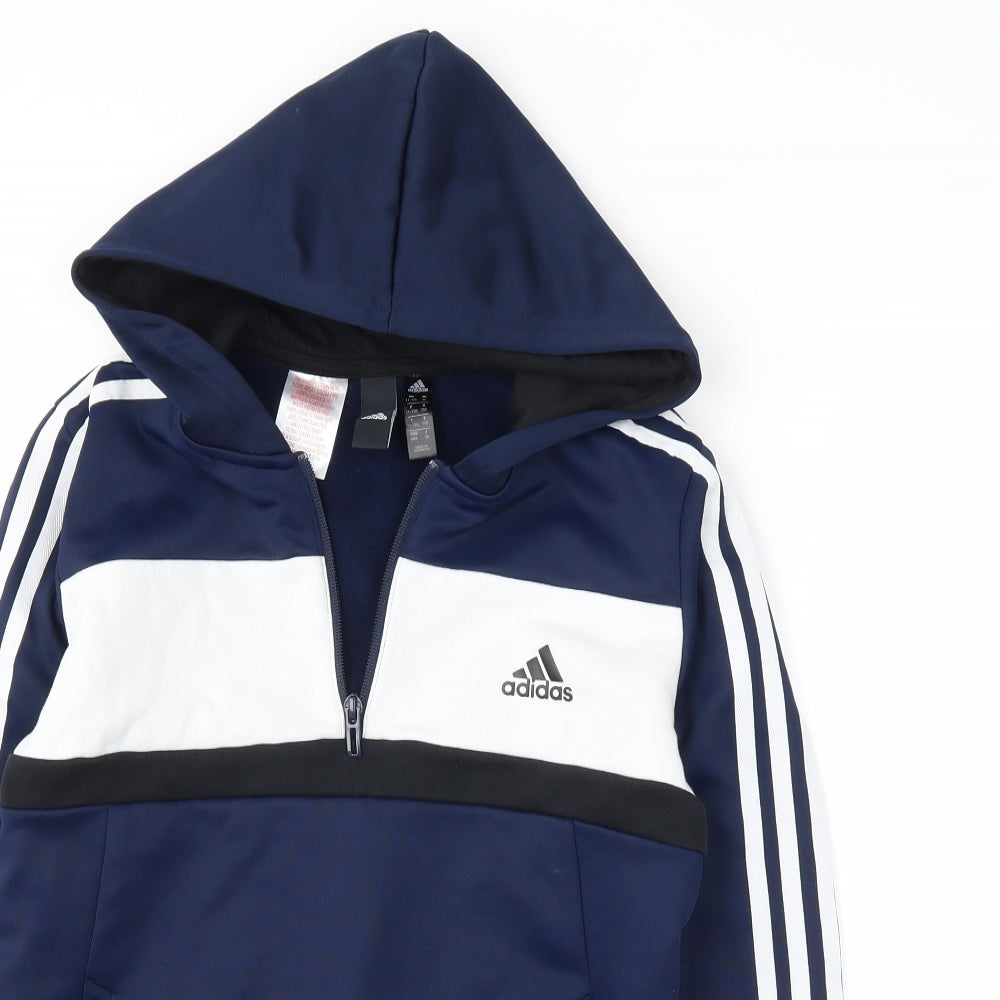 adidas Boys Blue   Anorak Jacket Size 11-12 Years
