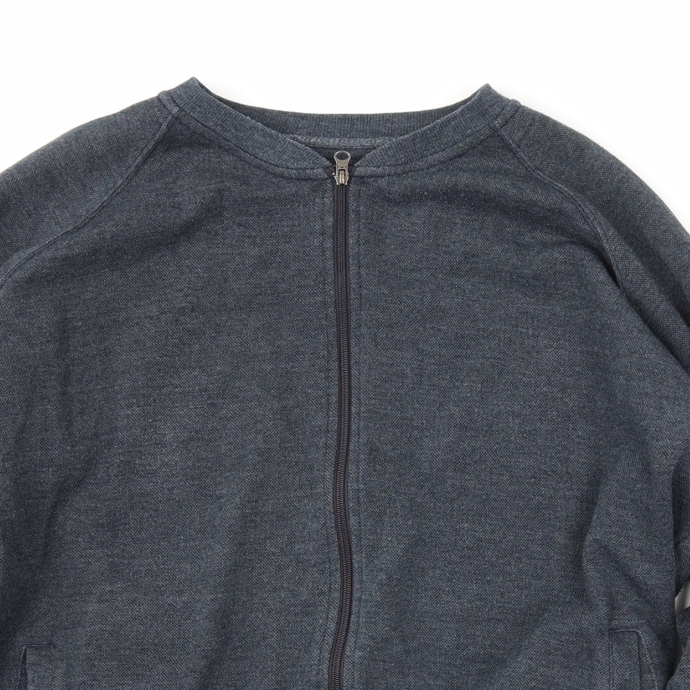 Twisted Soul Mens Blue   Full Zip Sweatshirt Size 2XL
