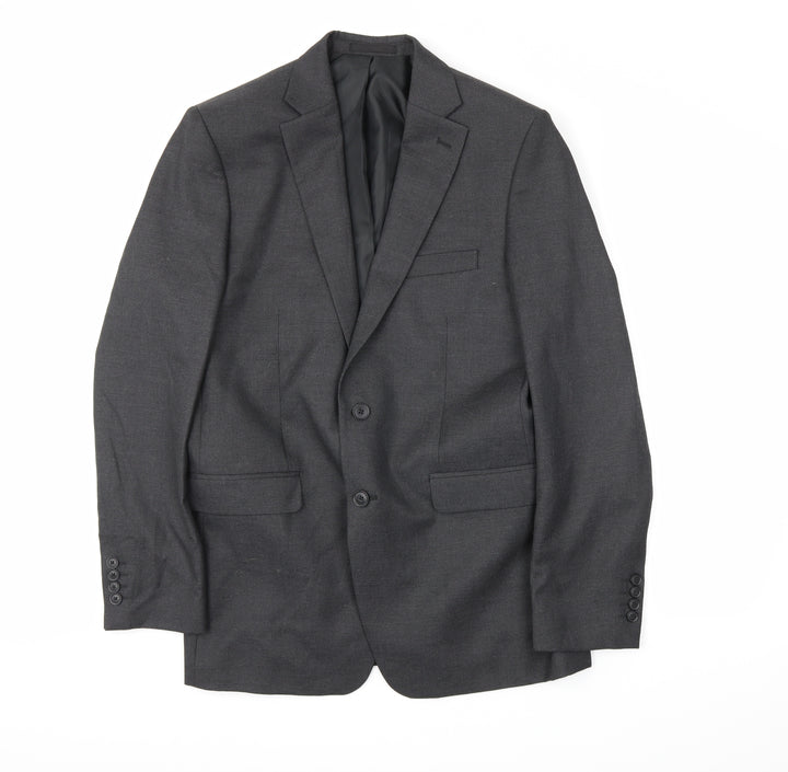 MOSS ESQ Mens Grey   Jacket Blazer Size L