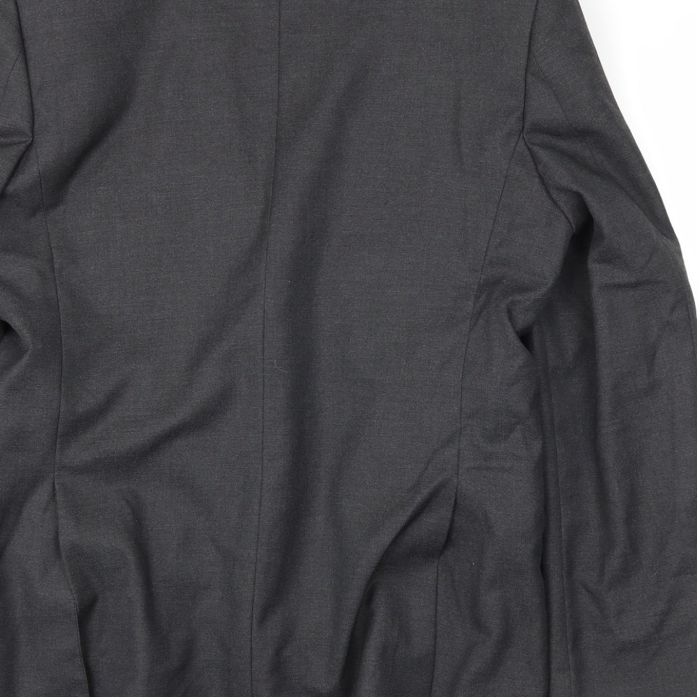 MOSS ESQ Mens Grey   Jacket Blazer Size L