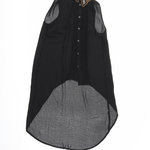Atmosphere Womens Black   Basic Button-Up Size 6