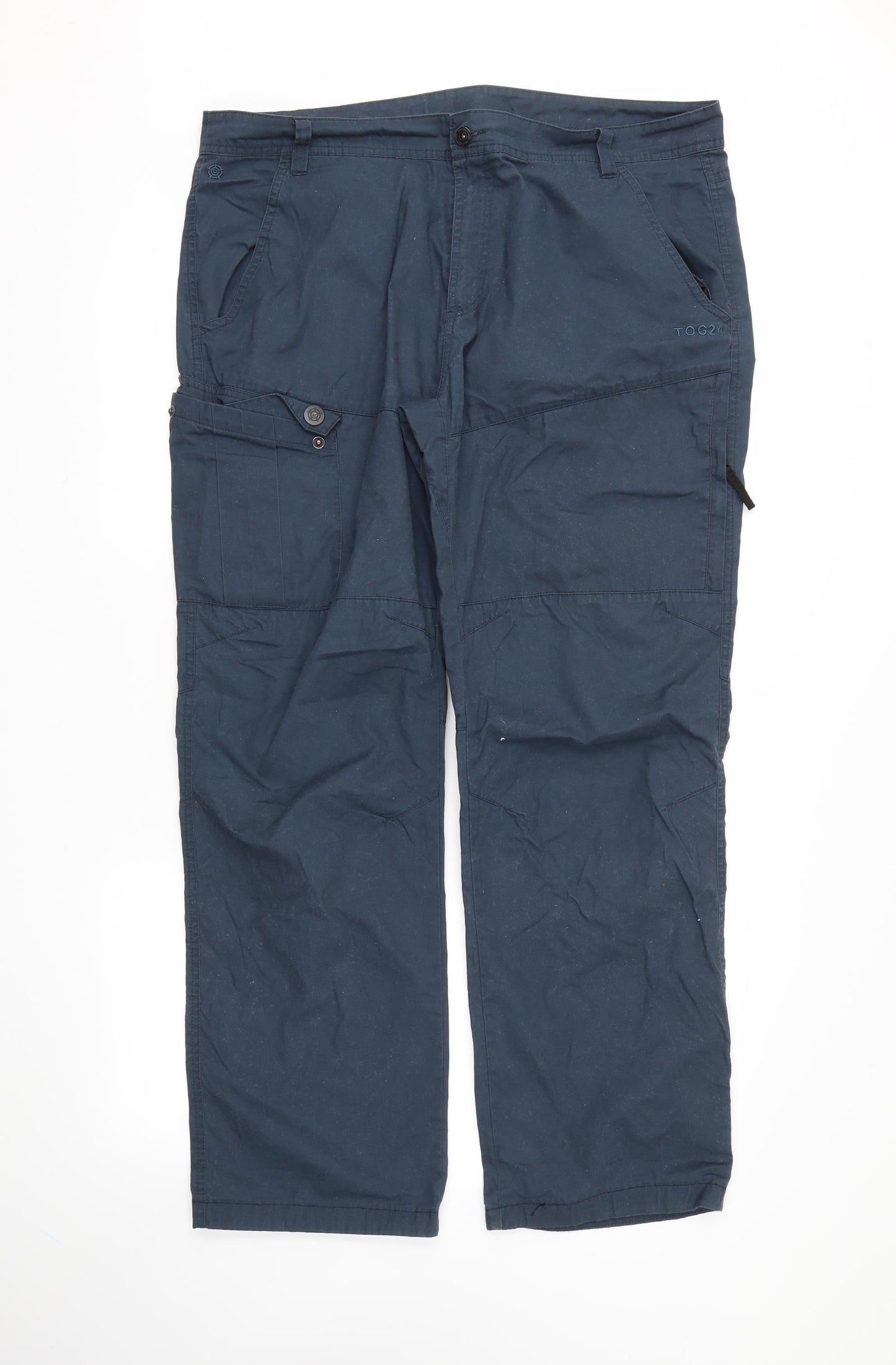 TOG 24 Mens Blue   Cargo Trousers Size 40 in L31 in