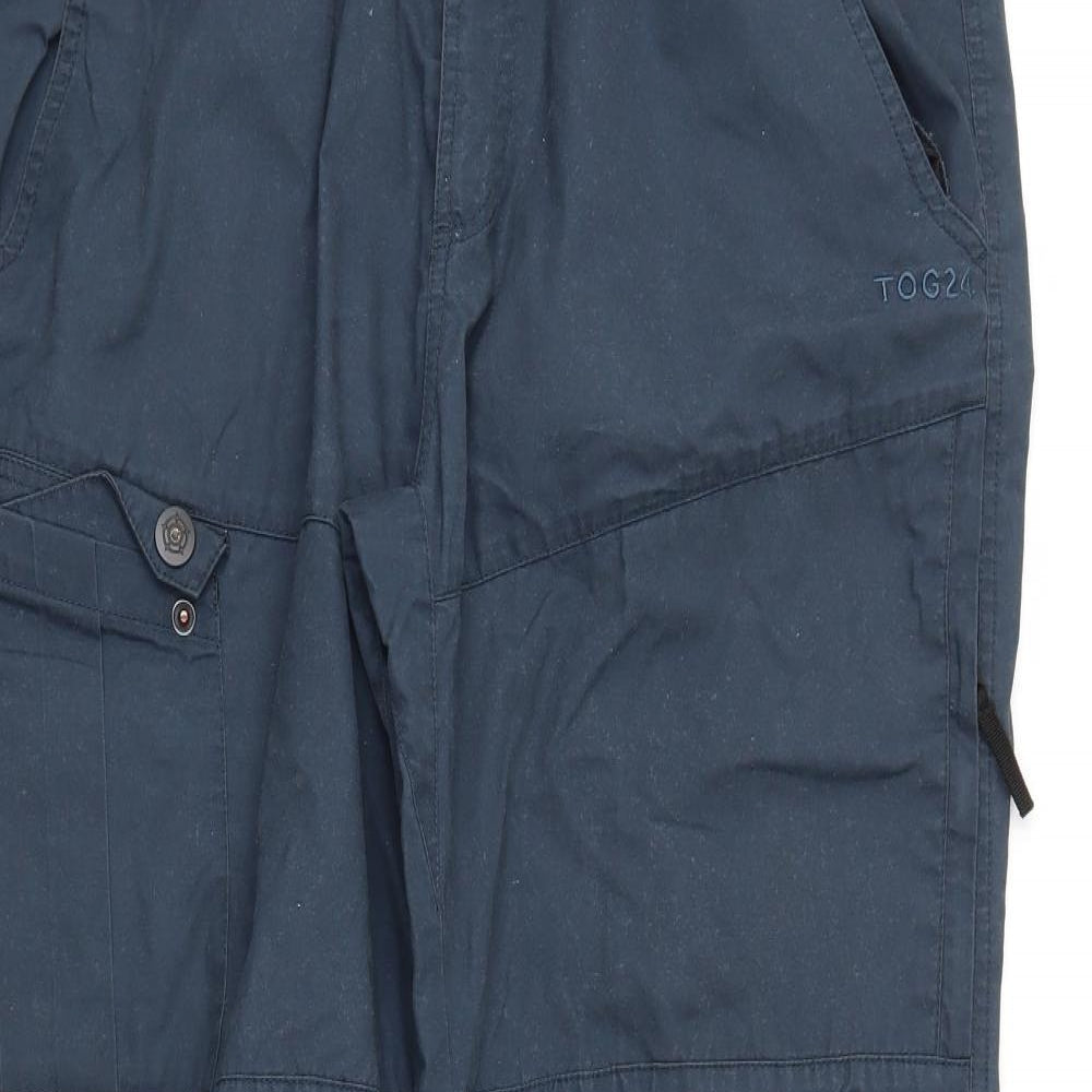 TOG 24 Mens Blue   Cargo Trousers Size 40 in L31 in