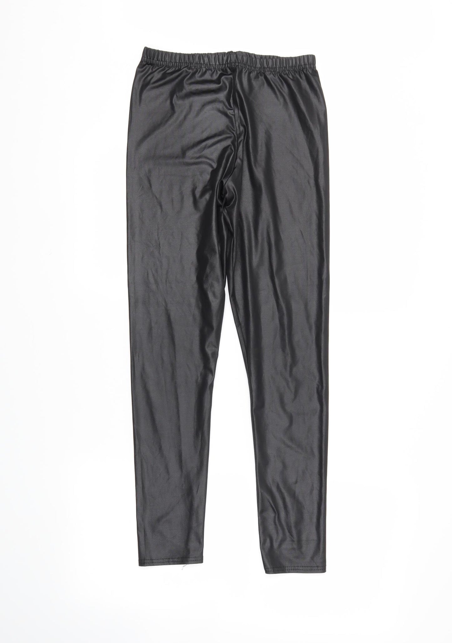 Boohoo Womens Black   Pedal Pusher Leggings Size 8 L26 in