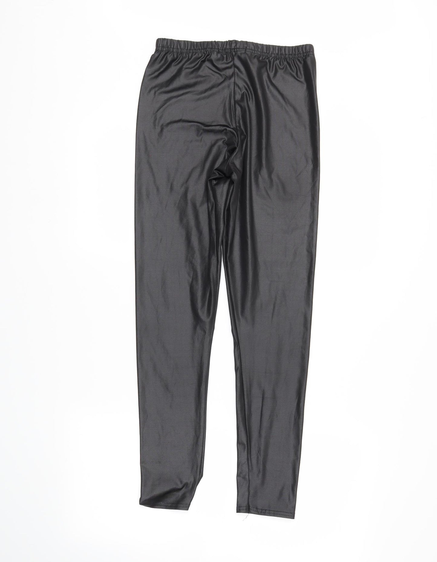 Boohoo Womens Black   Pedal Pusher Leggings Size 8 L26 in