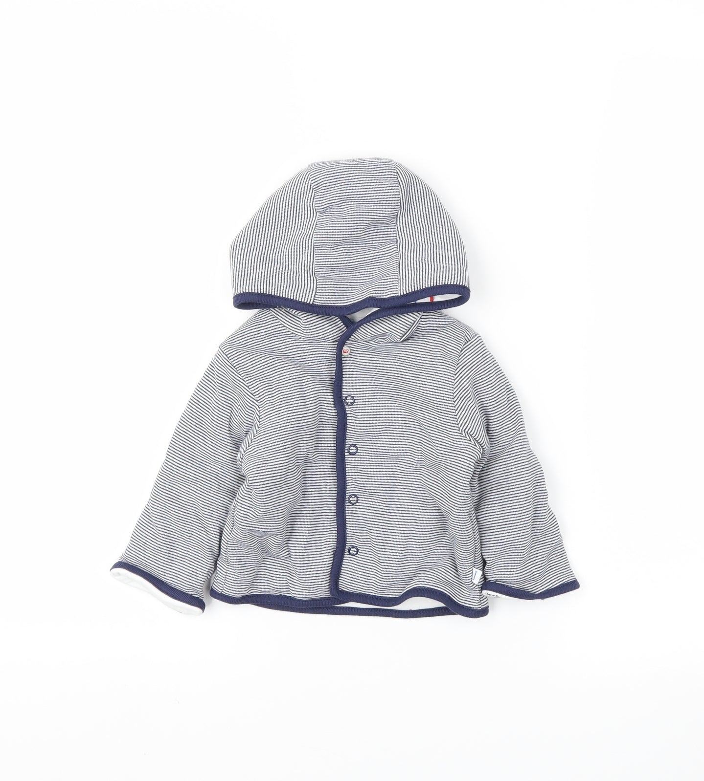 Jasper Conran Boys Blue Striped  Jacket Coatigan Size 3-6 Months