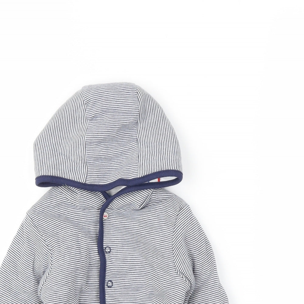 Jasper Conran Boys Blue Striped  Jacket Coatigan Size 3-6 Months