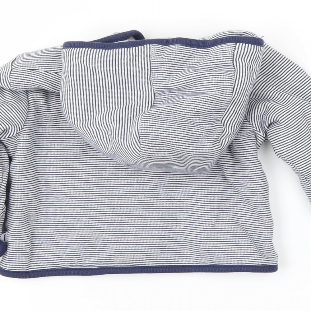 Jasper Conran Boys Blue Striped  Jacket Coatigan Size 3-6 Months
