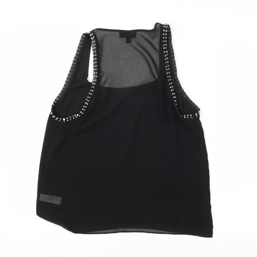 Topshop Womens Black   Basic Tank Size 10