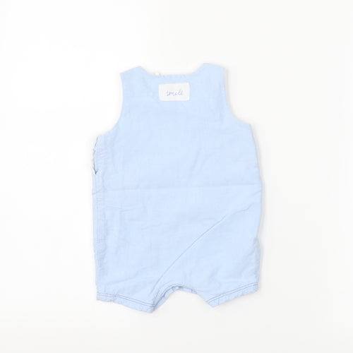 NEXT Boys Blue   Dungaree One-Piece Size 0-3 Months