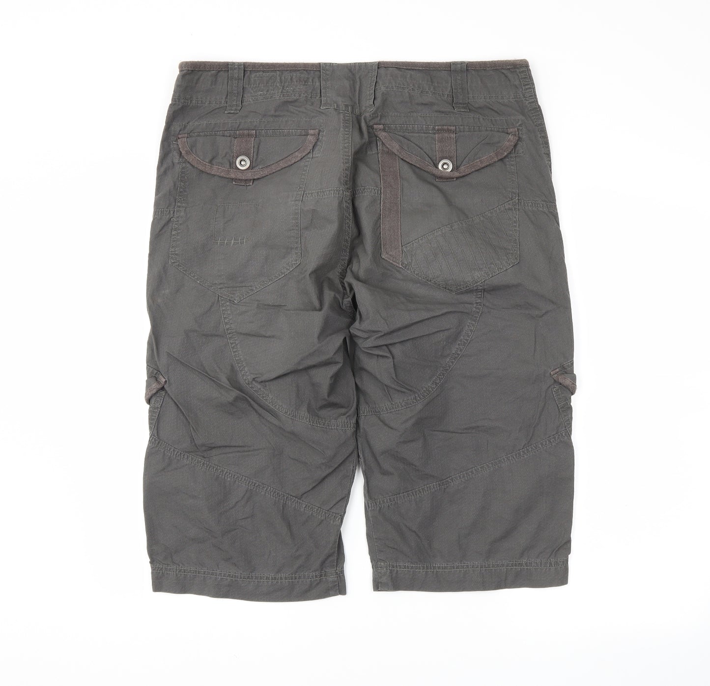 Preworn Mens Grey   Cargo Shorts Size 34 in