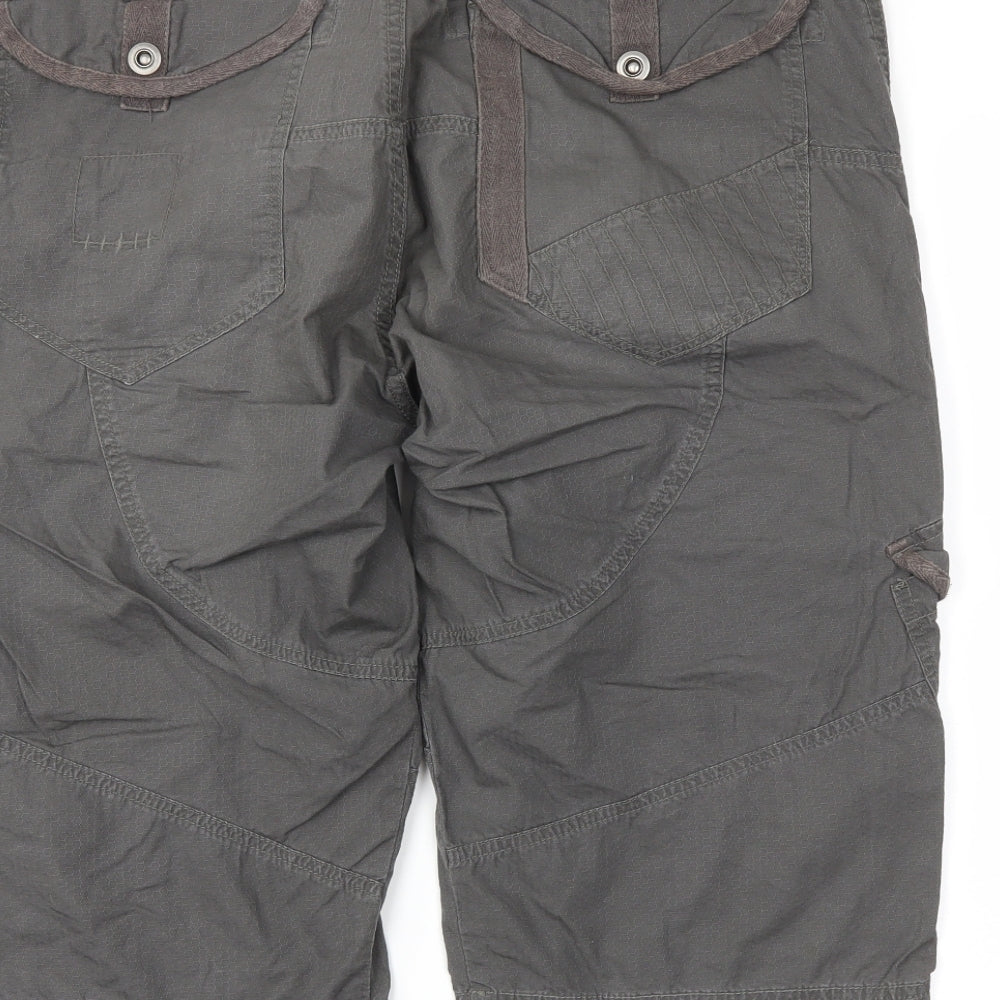 Preworn Mens Grey   Cargo Shorts Size 34 in