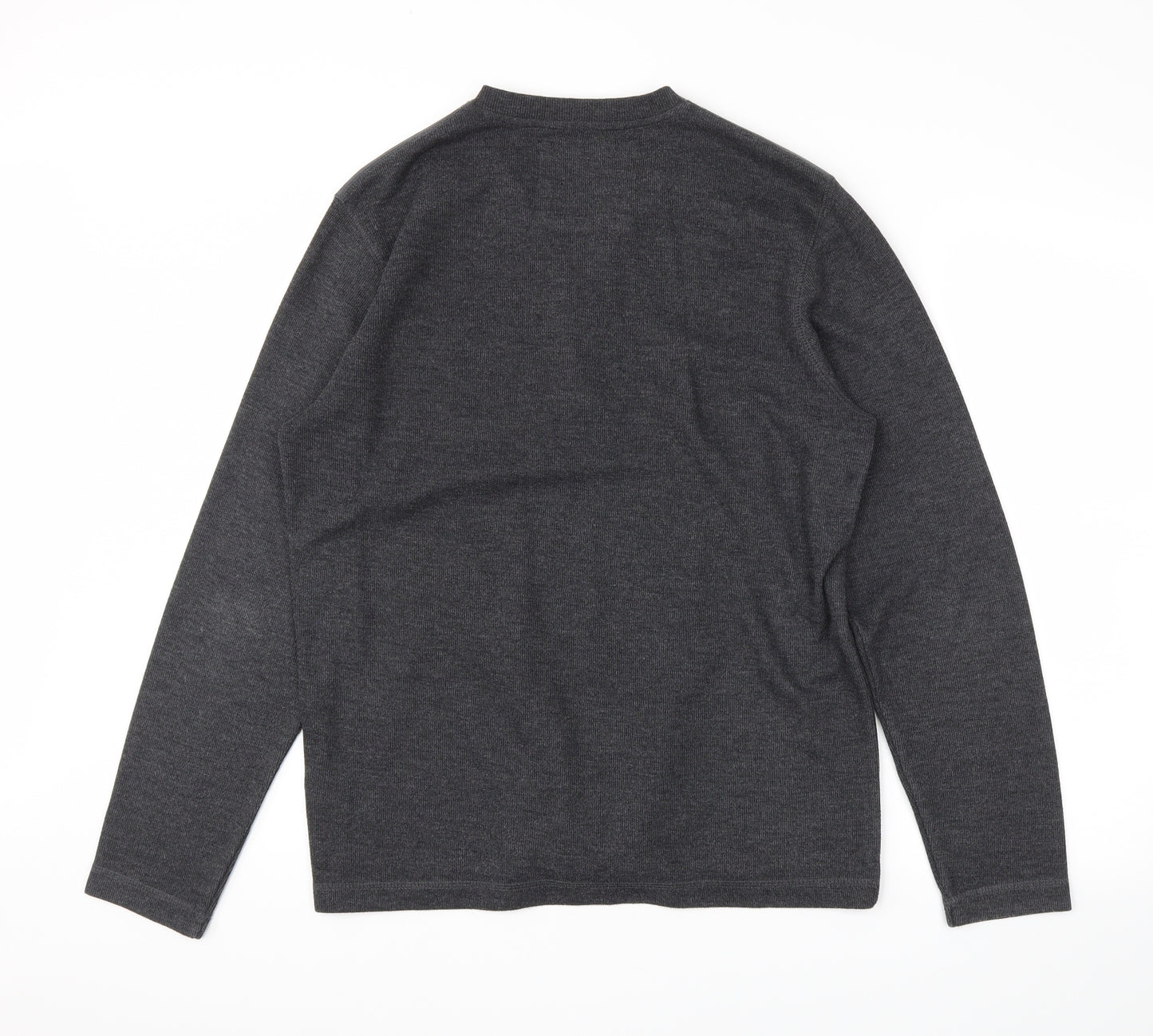 NEXT Womens Grey   Henley Jumper Size M