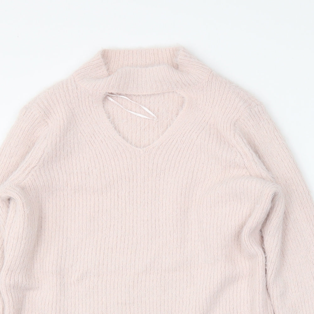 Peacocks Womens Pink   Pullover Jumper Size S