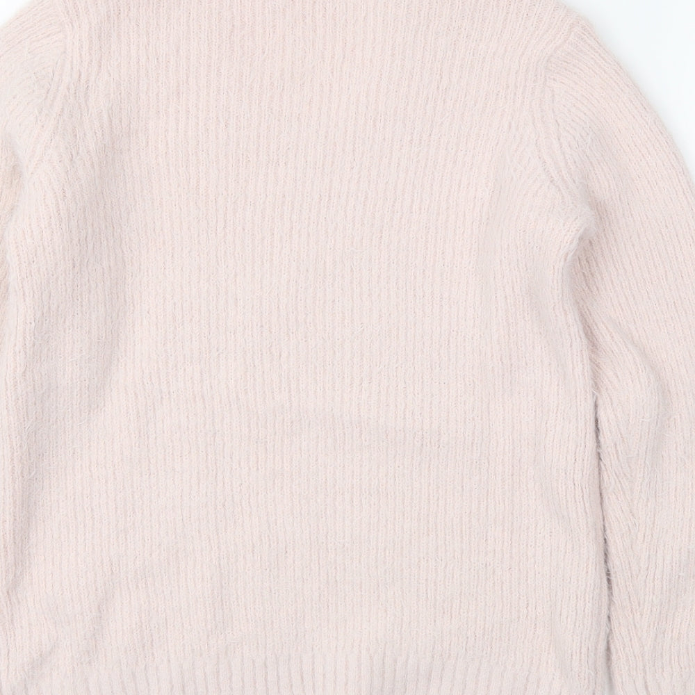 Peacocks Womens Pink   Pullover Jumper Size S
