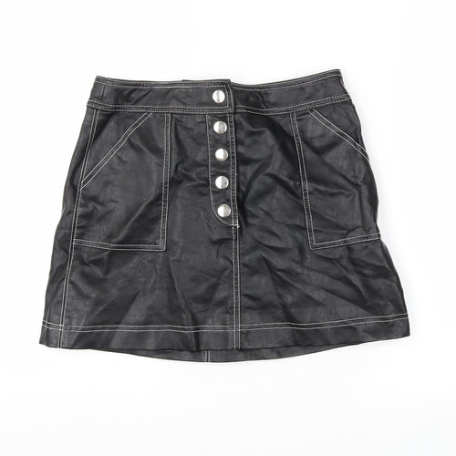 Lola Skye Womens Black   Maxi Skirt Size 10