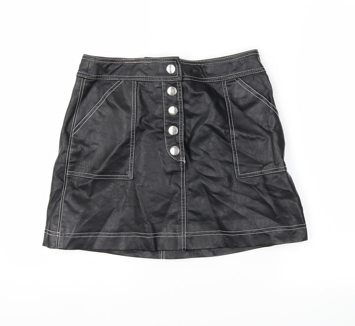 Lola Skye Womens Black   Maxi Skirt Size 10