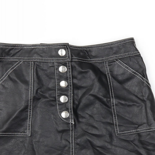 Lola Skye Womens Black   Maxi Skirt Size 10