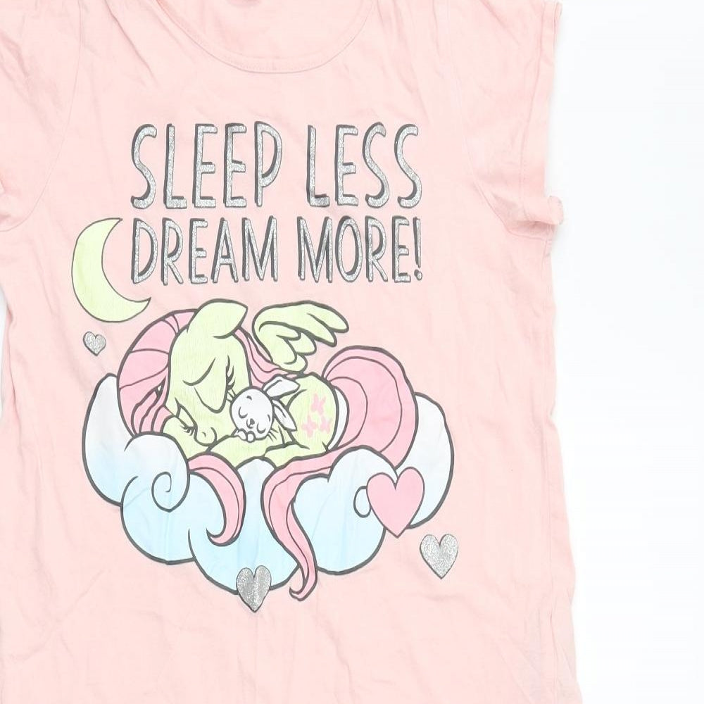 My Little Pony Girls Pink   Cami Pyjama Set Size 10-11 Years