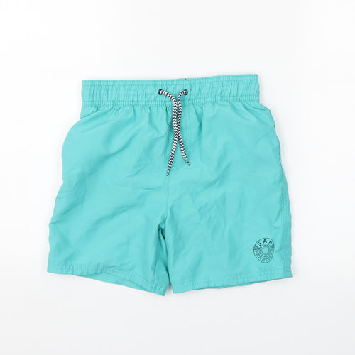 George Boys Green   Sweat Shorts Size 7-8 Years