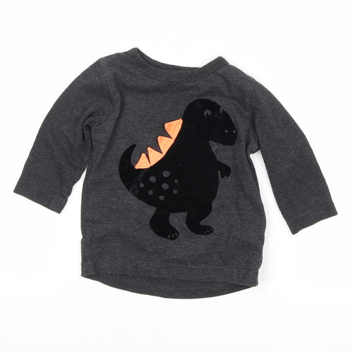 NEXT Boys Grey   Basic T-Shirt Size 3-6 Months