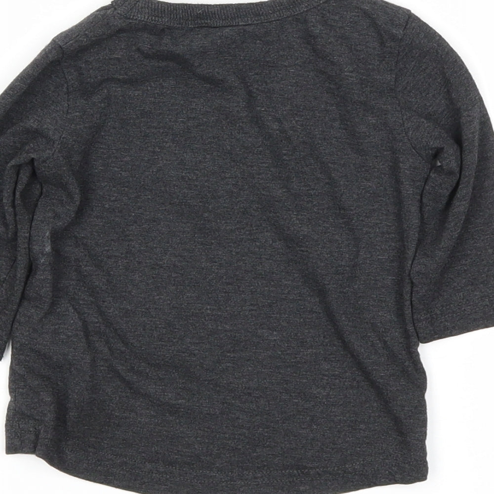 NEXT Boys Grey   Basic T-Shirt Size 3-6 Months