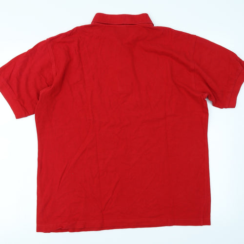 Fan Shirt Mens Red    Polo Size S