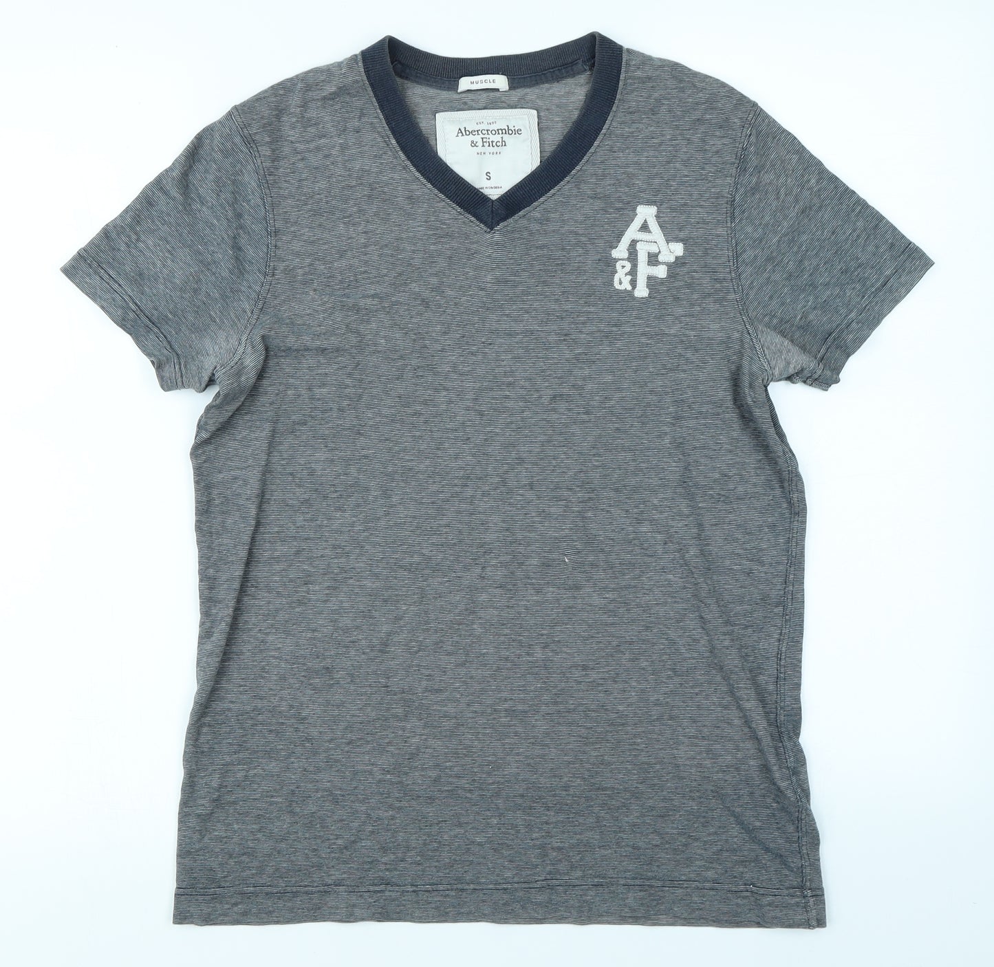 Abercrombie & Fitch Mens Blue    T-Shirt Size S