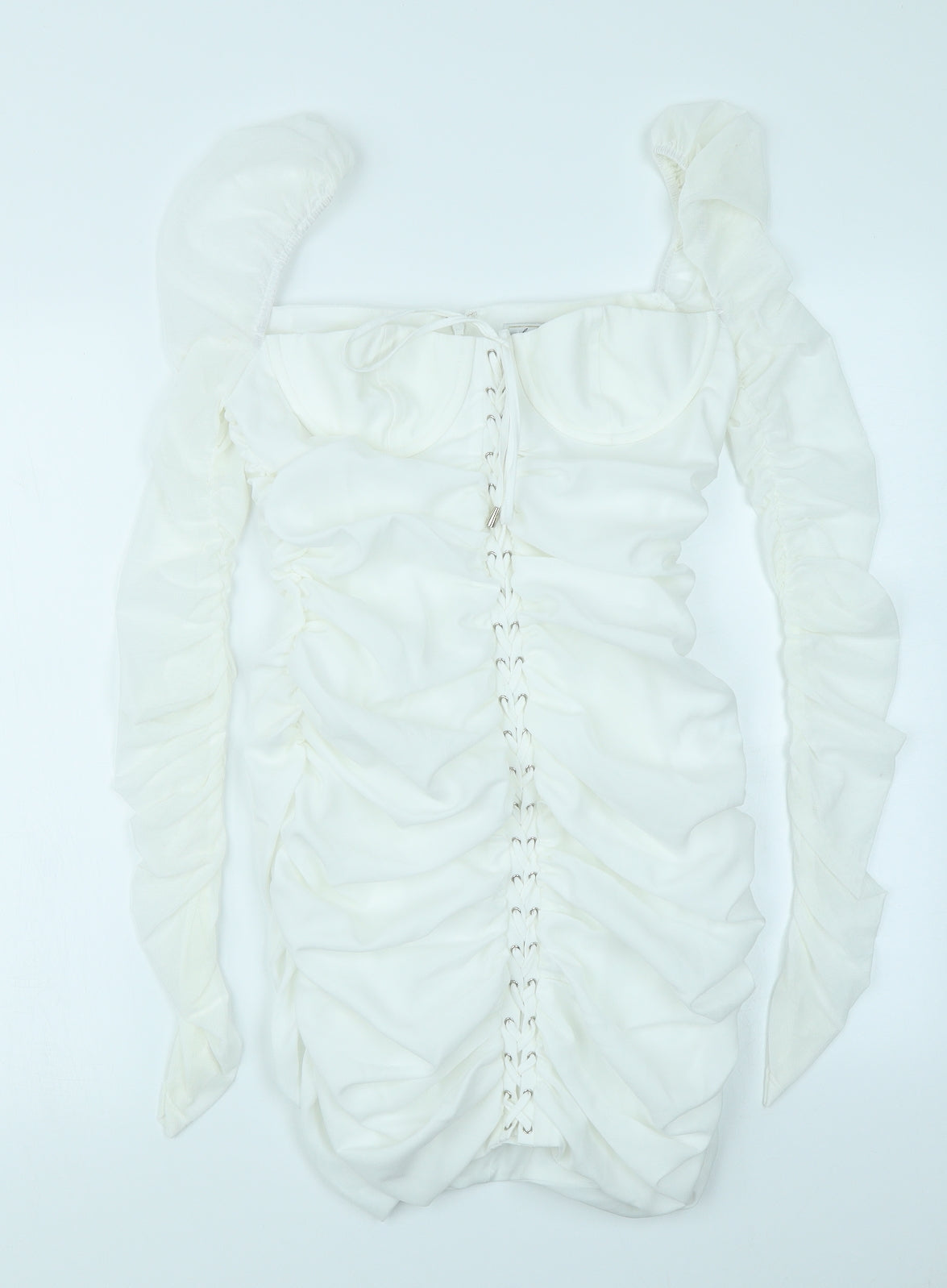 Oh Polly Womens White   Bodycon  Size 8