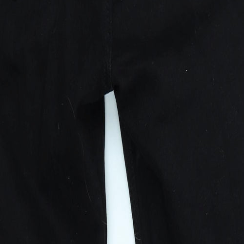 V Womens Black  Denim Skinny Jeans Size 14 L28 in