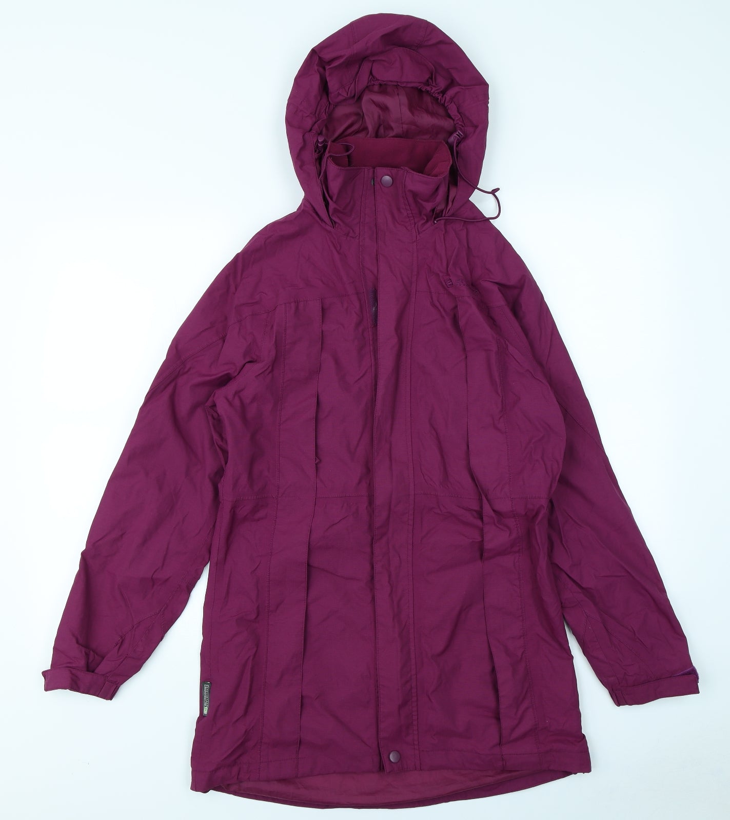 Outdoor Essentials Womens Purple   Rain Coat Coat Size 10