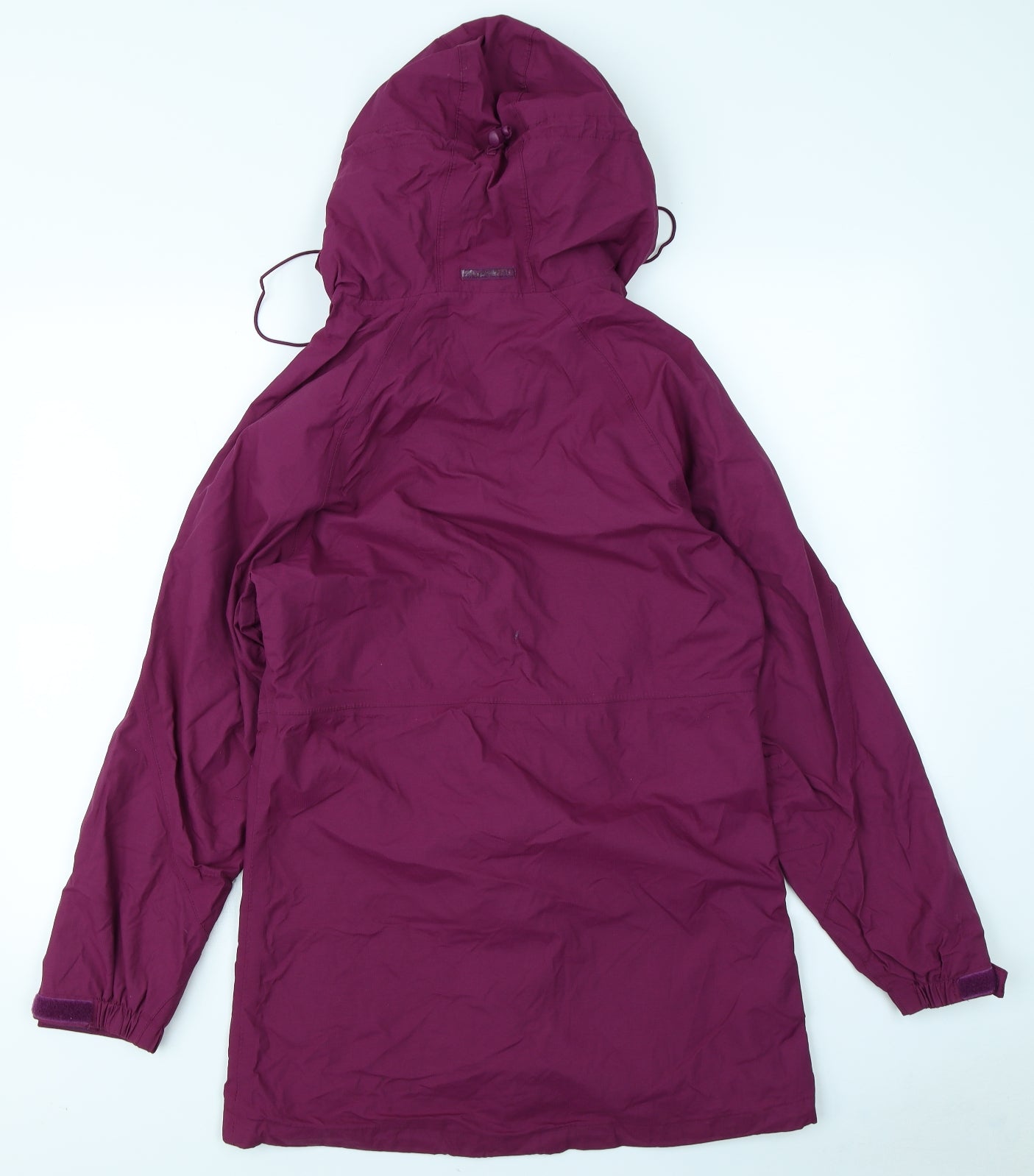 Outdoor Essentials Womens Purple   Rain Coat Coat Size 10