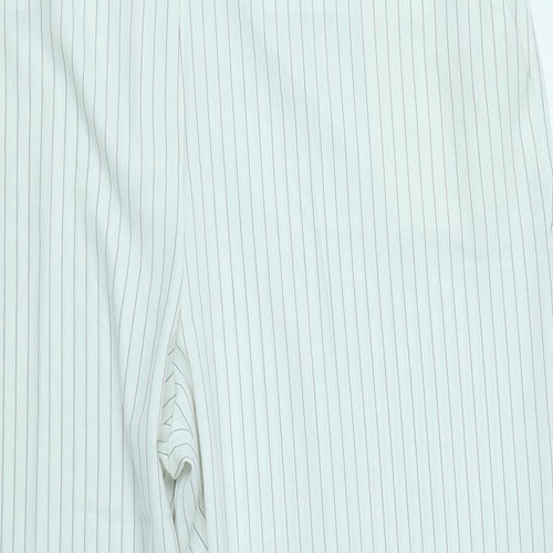 Anthology Womens White Striped  Trousers  Size 24 L28 in