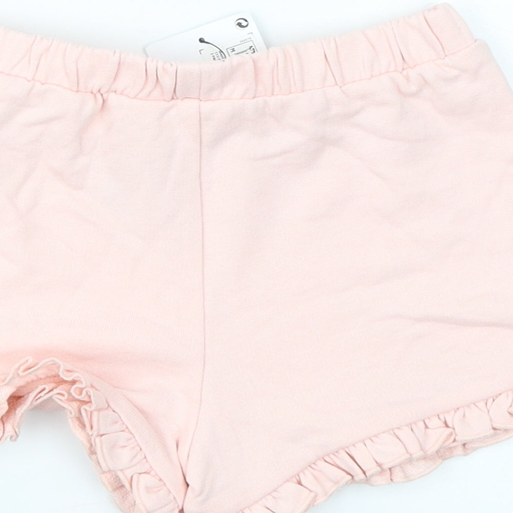 M&S Kids Girls Pink   Mom Shorts Size 2-3 Years
