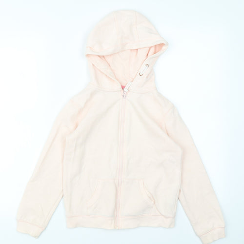 YD Girls Pink   Full Zip Hoodie Size 9-10 Years