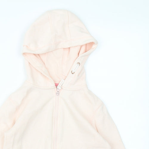 YD Girls Pink   Full Zip Hoodie Size 9-10 Years