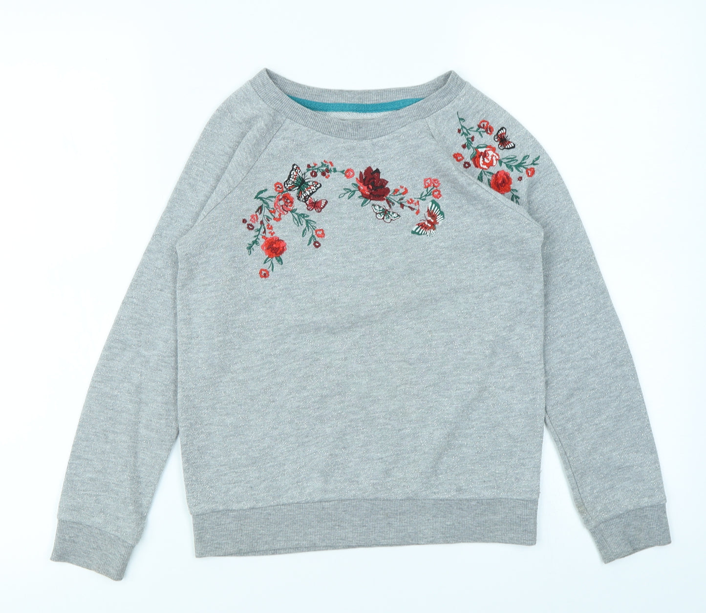 TU Girls Grey   Pullover Sweatshirt Size 9 Years