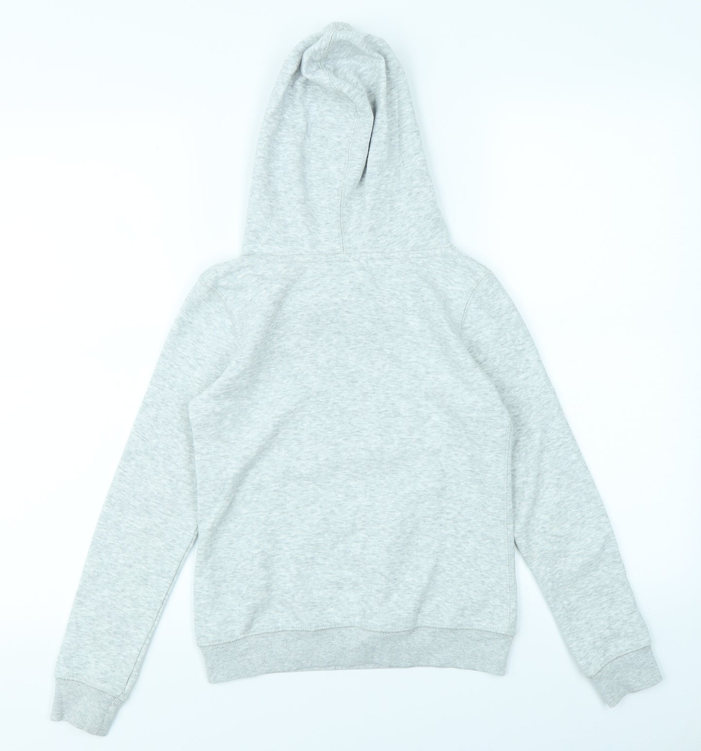 H&M Girls Grey   Pullover Hoodie Size 9-10 Years