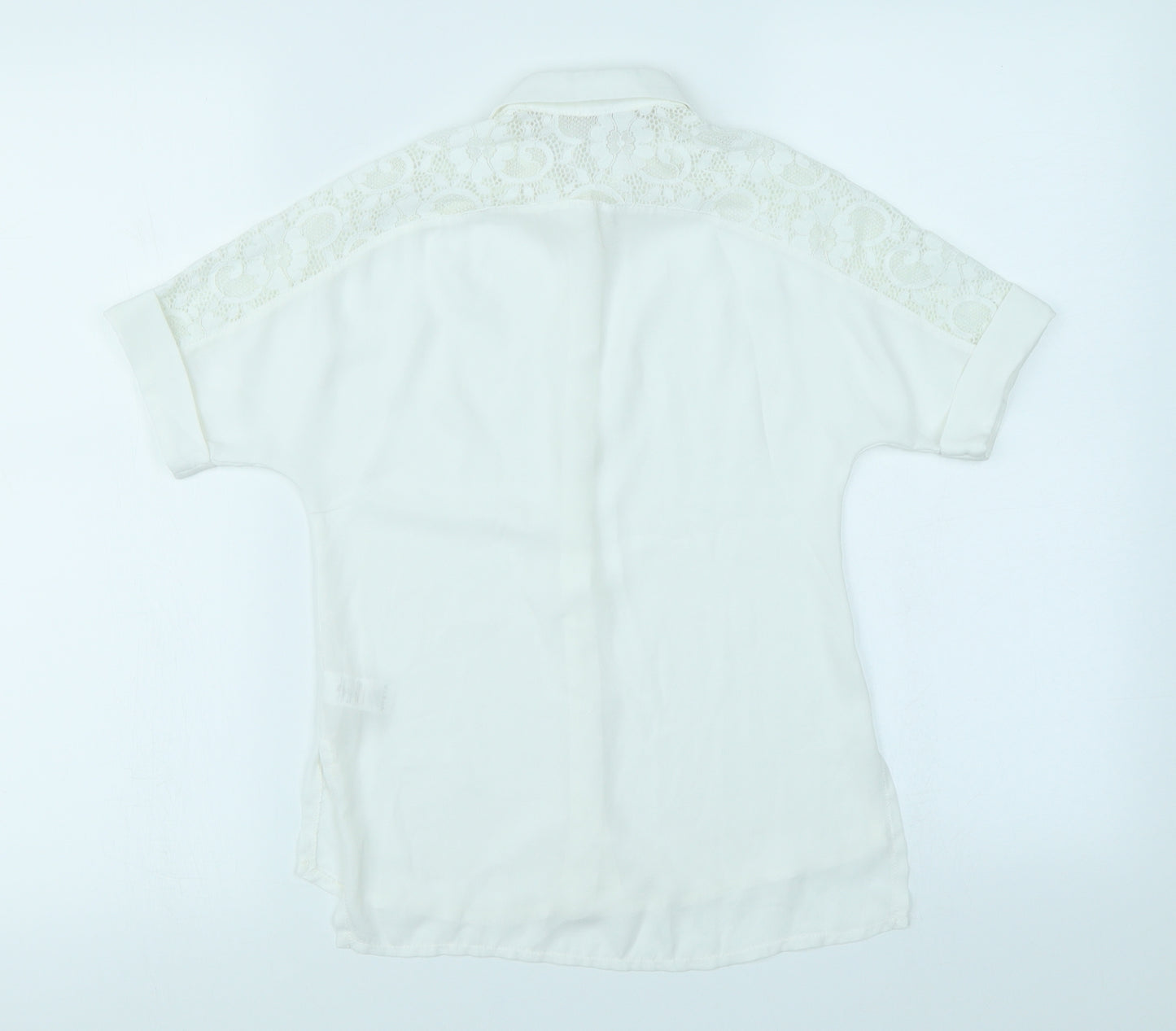 TU Girls White   Basic Blouse Size 6 Years