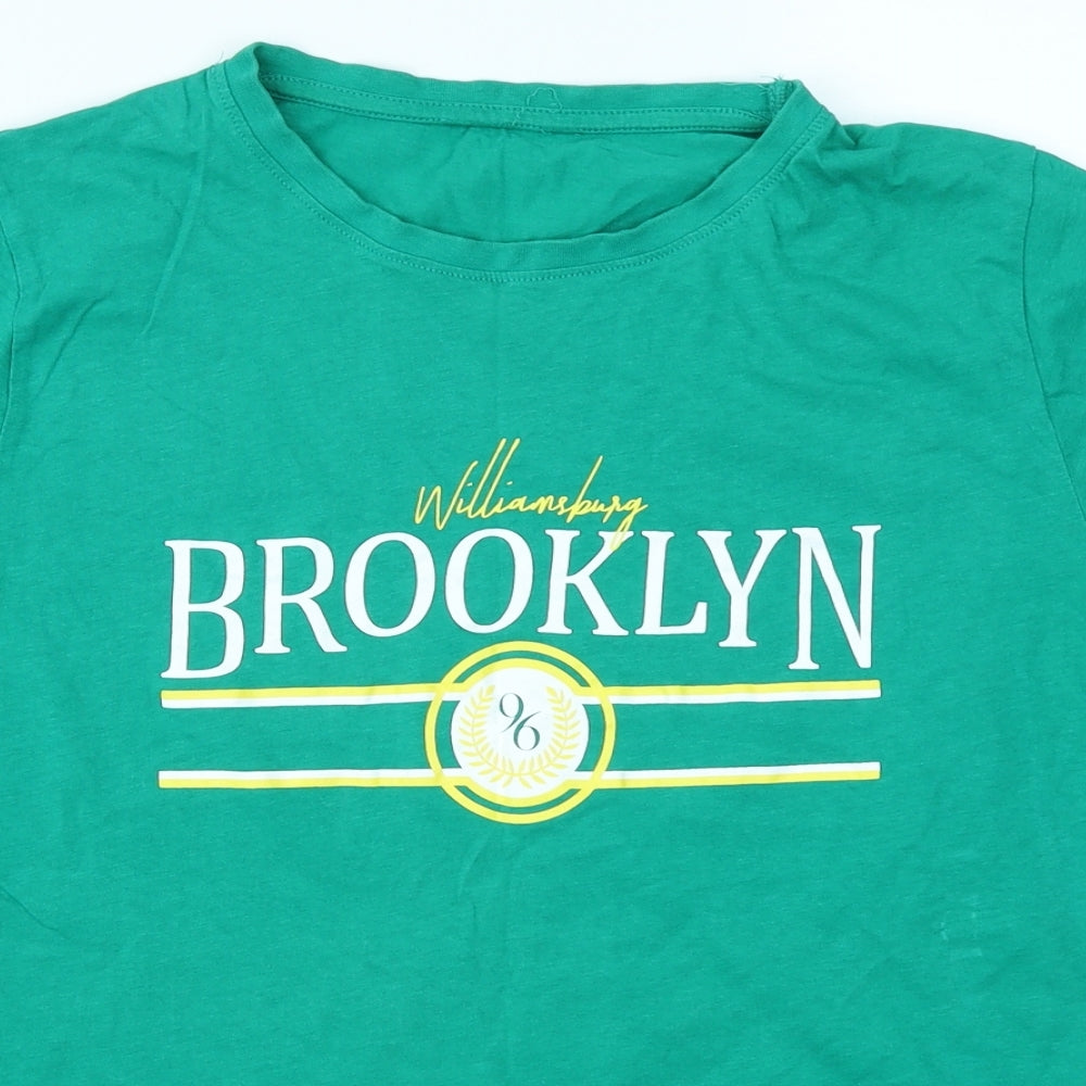 New Look Womens Green   Basic T-Shirt Size 14