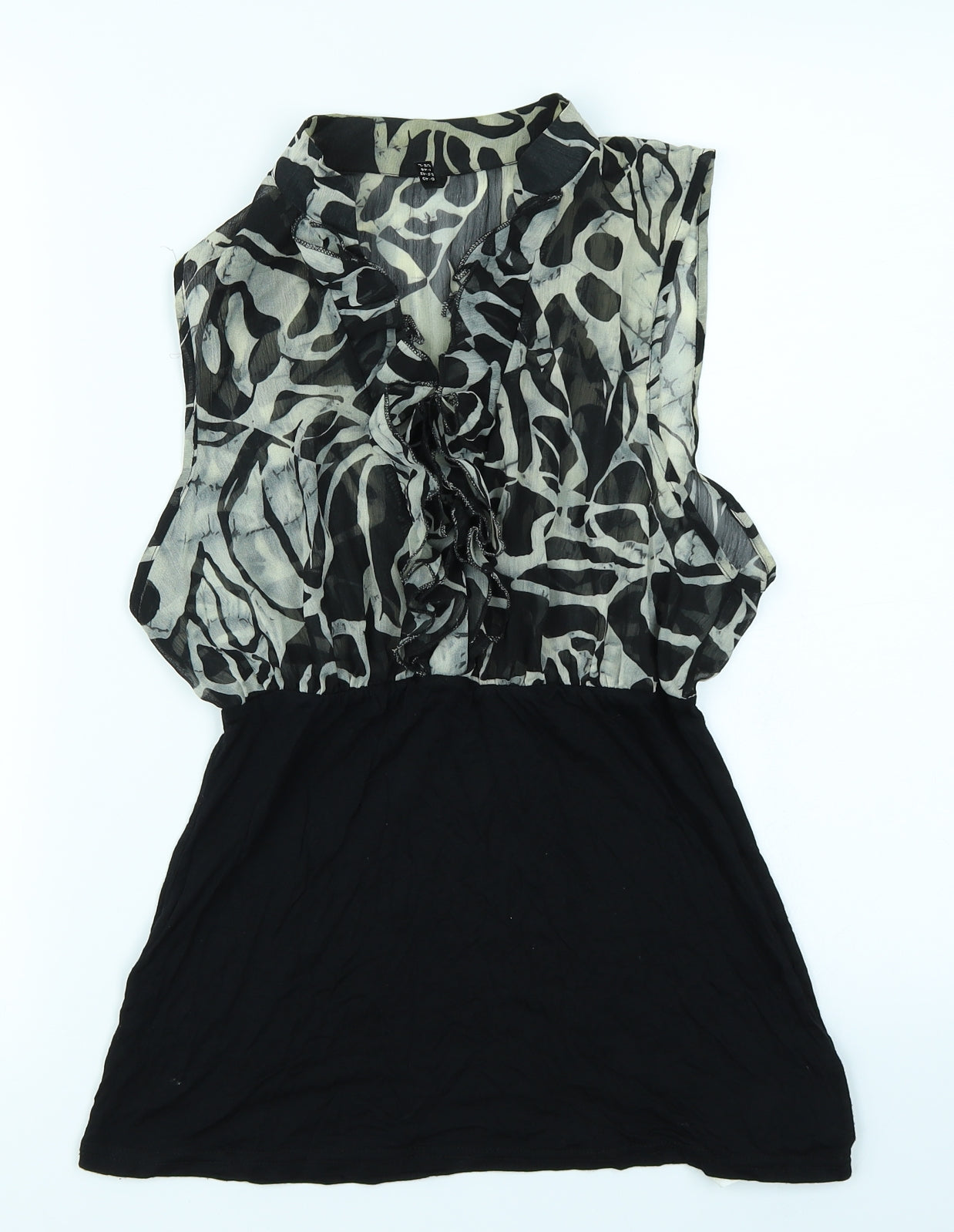 Amisu Womens Black   Basic Blouse Size L