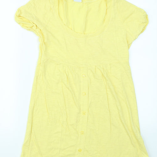 Gina Tricot Womens Yellow   Skater Dress  Size S