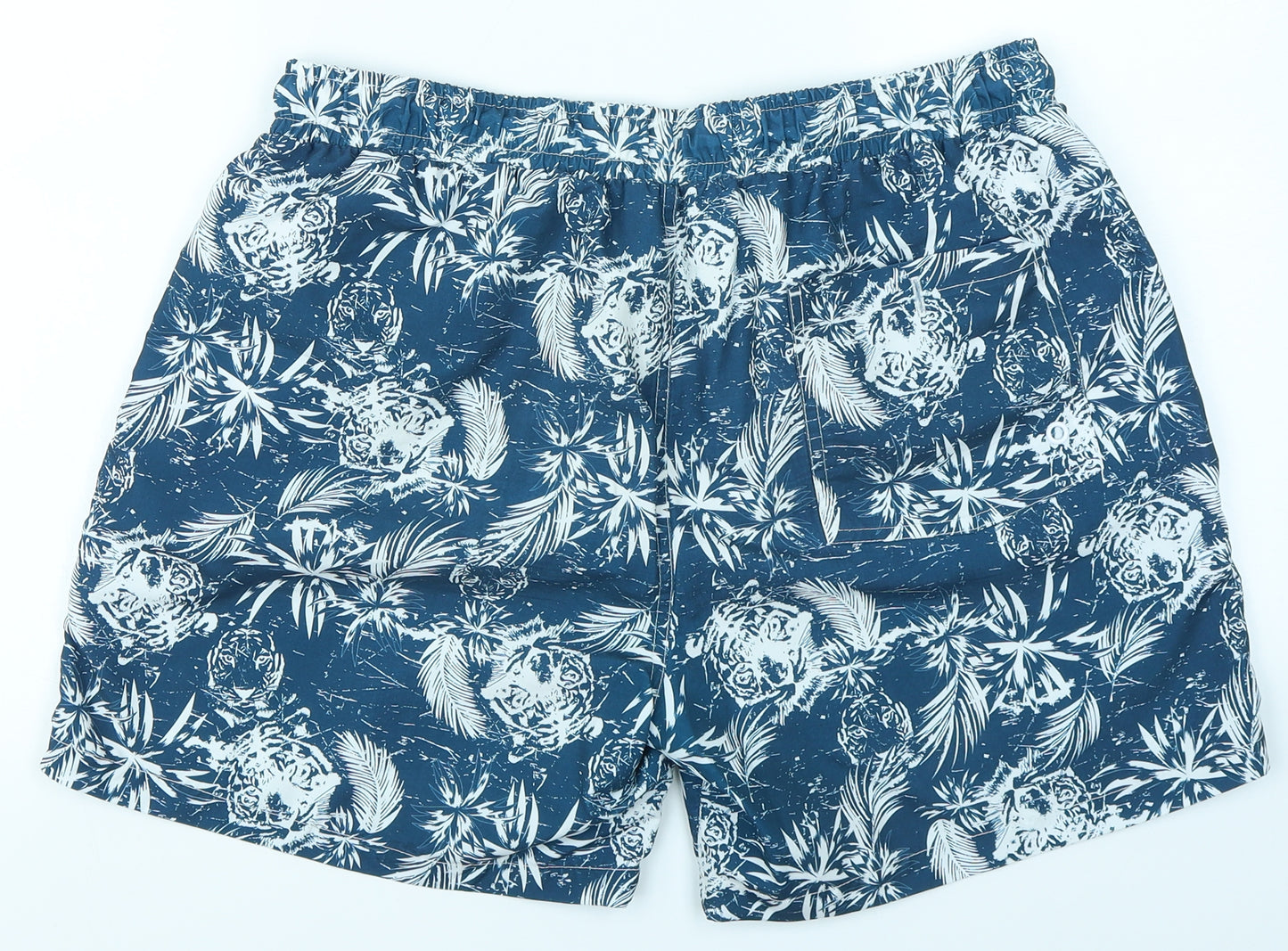 Cedar Wood State Mens Blue Floral  Athletic Shorts Size L