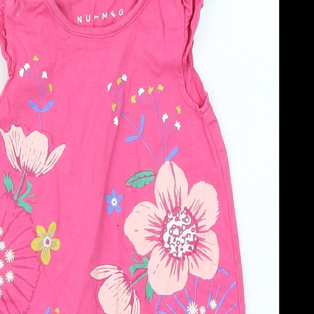 Nutmeg Girls Orange   Romper One-Piece Size 3-6 Months