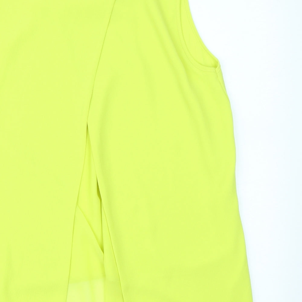 Dorothy Perkins Womens Yellow   Basic Blouse Size 20